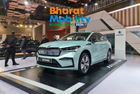 Skoda Enyaq iV Makes Official India Debut At Bharat Mobility Expo 2024