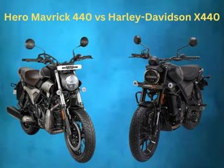 Hero Mavrick 440 Vs Harley-Davidson X440: Image Comparo
