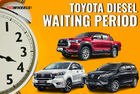 Toyota Diesel Cars – Innova, Hilux, Fortuner – Average Waiting Periods Revealed