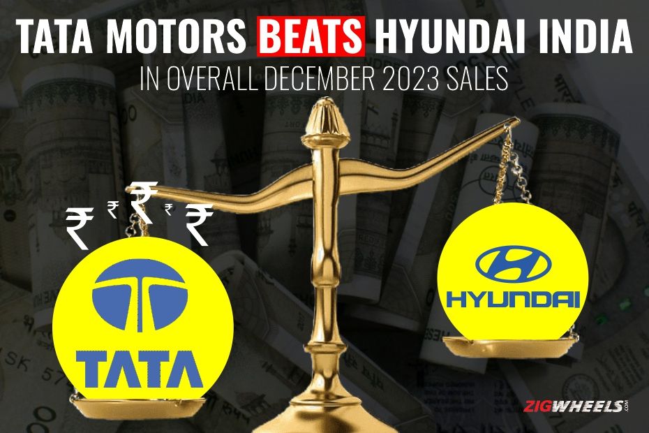Tata Motors Hyundai India December 2023 Sales