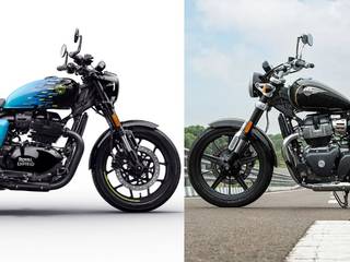 Royal Enfield Shotgun 650 Motoverse Edition vs Super Meteor 650: Image Comparison