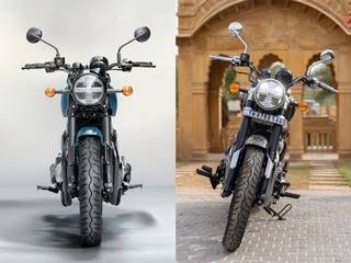 Royal Enfield Shotgun 650 vs Royal Enfield Super Meteor 650: Image Comparison Royal Enfield Shotgun 650 vs Royal Enfield Super Meteor 650: Image Comparison
