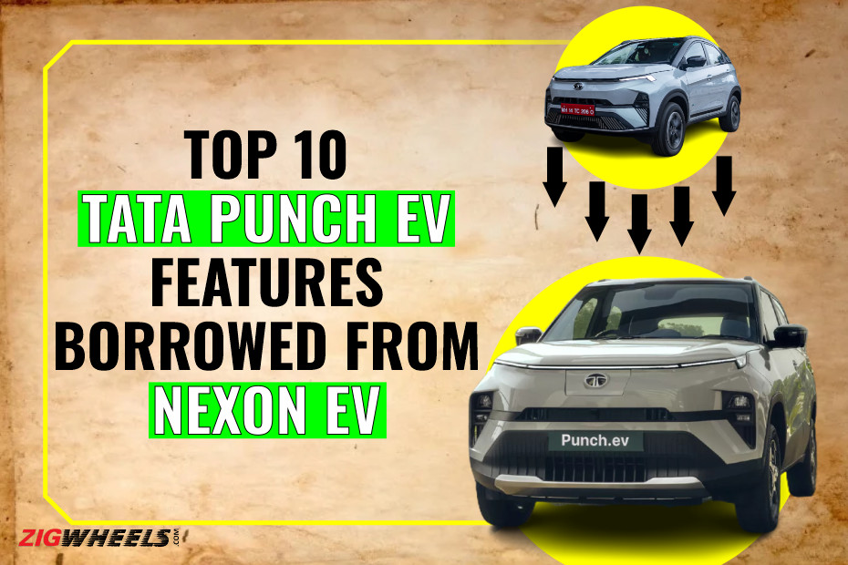 Top 10 Features Tata Punch EV Borrows From Nexon EV 10.25inch