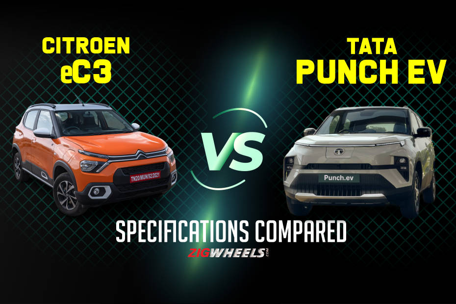 2024 Tata Punch EV vs Citroen eC3: Specifications Compared