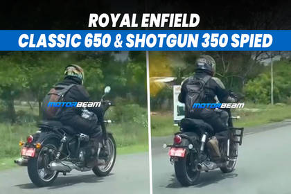 Royal Enfield Classic 650 and Royal Enfield Shotgun 350 Spied!