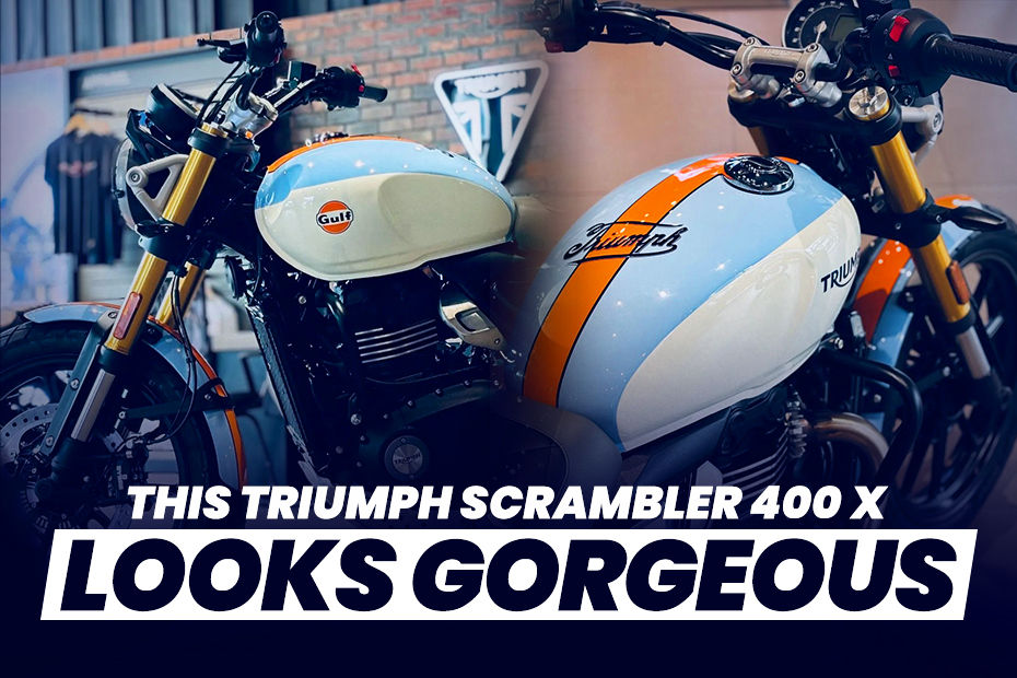 Modified Triumph Scrambler 400 X