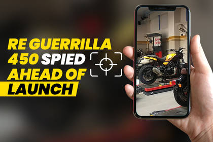 Royal Enfield Guerrilla 450 Spotted Ahead Of July 17 Launch