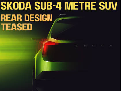 Skoda sub 4 metre SUV rear design 