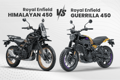 Royal Enfield Guerrilla 450 vs Himalayan 450