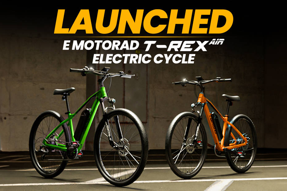 EMotorad T-Rex Air Electric Cycle Launched At Rs 34,999