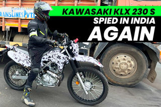 Kawasaki KLX 230 S Spied In India Again