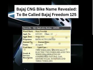 BREAKING: Bajaj CNG Bike Name Revealed: Bajaj Freedom 125