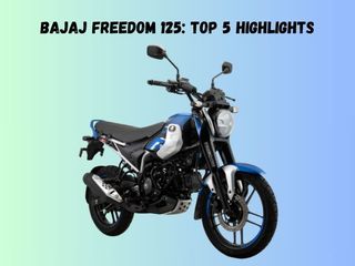 Bajaj Freedom 125 CNG Bike: Top 5 Highlights