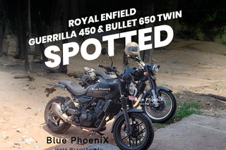 Royal Enfield Guerrilla 450 And Bullet 650 Spotted Testing: New Colours Revealed Royal Enfield Guerrilla 450 And Bullet 650 Spotted Testing: New Colours Revealed