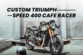 Check Out This Custom Triumph Speed 400 Transformed Into A Cafe Racer Check Out This Custom Triumph Speed 400 Transformed Into A Cafe Racer