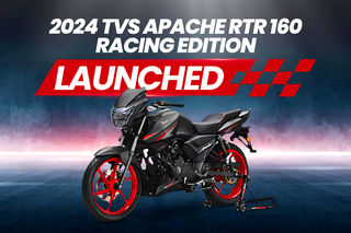 BREAKING: TVS Apache RTR 160 Racing Edition Launched At Rs 1,28,720