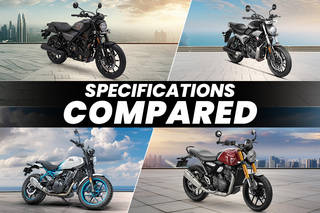 Royal Enfield Guerrilla 450 vs Triumph Speed 400 vs Harley-Davidson X440 vs Hero Mavrick 440: Specifications Compared Royal Enfield Guerrilla 450 vs Triumph Speed 400 vs Harley-Davidson X440 vs Hero Mavrick 440: Specifications Compared