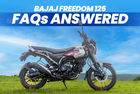 Bajaj Freedom 125 CNG Bike: 8 OF YOUR Questions Answered!