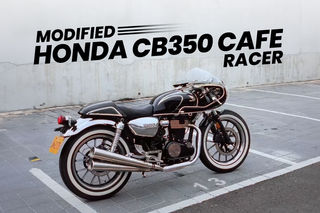 This Modified Honda CB350 Cafe Racer Oozes Classic Retro Charm