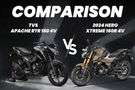 2024 Hero Xtreme 160R 4V vs TVS Apache RTR 160 4V: Image Comparison