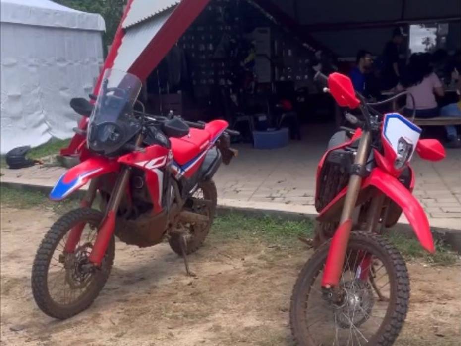 Honda CRF300L And Honda CRF300L Rally Spotted In India