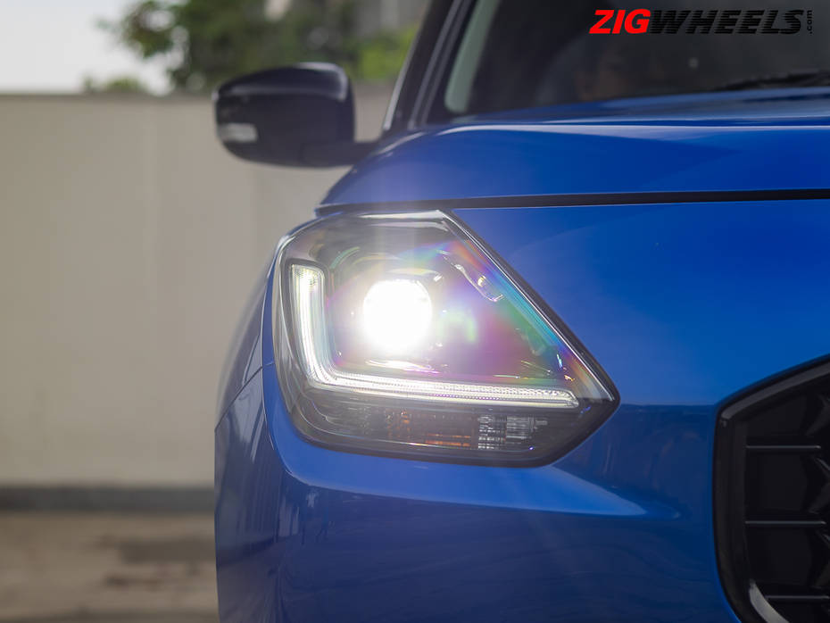 New Maruti Swift LED headlights