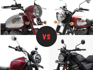 Jawa 350 vs Royal Enfield Classic 350 vs Honda H’ness CB350 vs Harley-Davidson X440: Specification Comparison Jawa 350 vs Royal Enfield Classic 350 vs Honda H’ness CB350 vs Harley-Davidson X440: Specification Comparison