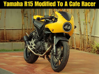 We Got This Yamaha R15-Based Cafe Racer Before The XSR155 Launch