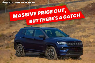 Jeep Compass Gets Massive Rs 1.7 Lakh Price Cut, But There’s A Catch