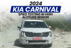 2024 Kia Carnival Spied Undergoing Rigorous High Altitude Testing