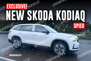 EXCLUSIVE: New Skoda Kodiaq Makes Spy Shot Debut In India EXCLUSIVE: New Skoda Kodiaq Makes Spy Shot Debut In India