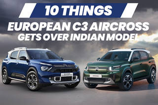 10 Things The Euro-spec Citroen C3 Aircross Gets Over India-spec Model 10 Things The Euro-spec Citroen C3 Aircross Gets Over India-spec Model
