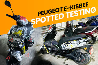 EXCLUSIVE: Peugeot Kisbee Electric Scooter Spotted Testing In India