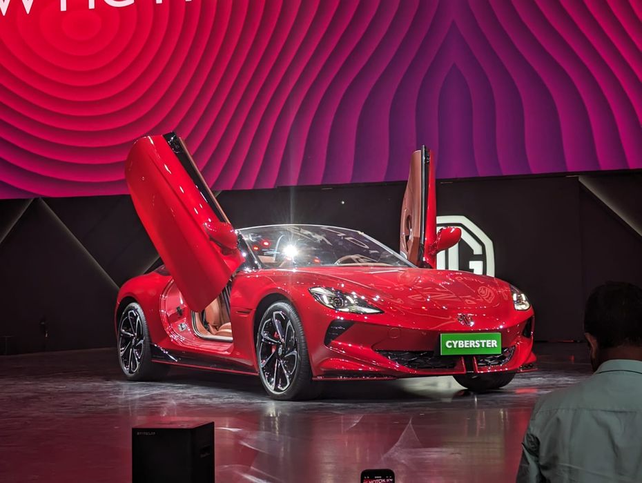 MG Cyberster EV India Reveal