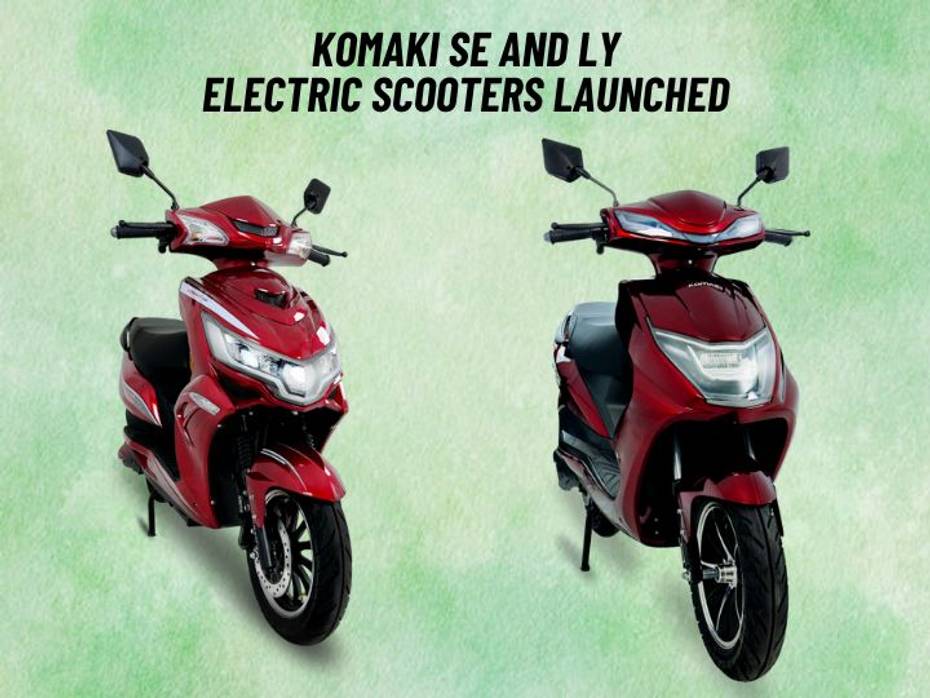 Komaki SE and LY electric scooter Komaki SE and LY electric scooter