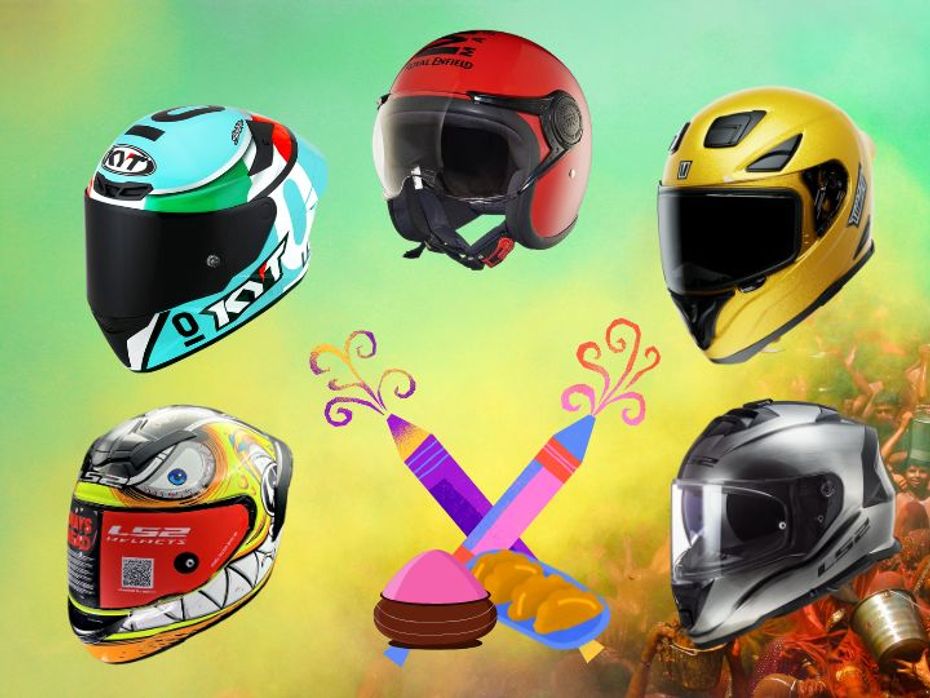 LS2, KYT, Royal Enfield, TiivraHelmets and Matching Bikes - Holi Special