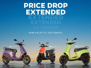 Ola S1 Range Discounts Extended Till End Of March 2024