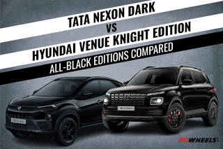 Tata Nexon Dark vs Hyundai Venue Knight Edition: All-black Edition Of Both SUVs Compared