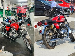 This Modified Royal Enfield Interceptor 650 Is By Far The Best Tribute To Yamaha RD 350