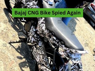 Bajaj CNG Bike Spotted Testing Again: Headlight, And Other Details Revealed