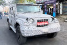 Mahindra Thar 5-Door Mid-Spec Variant Spied Giving A Glimpse Of Its Cabin