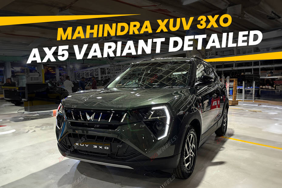 Mahindra XUV 3XO Mid-Spec AX5 Variant Detailed In 10 Images: Exterior ...