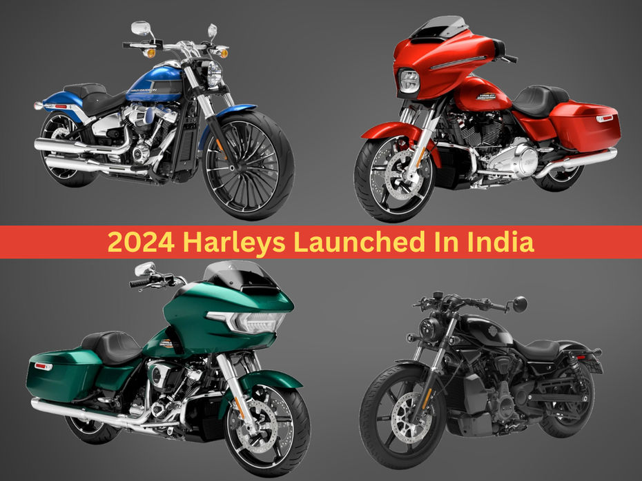 2024 Harley Davidson bikes launched in India
