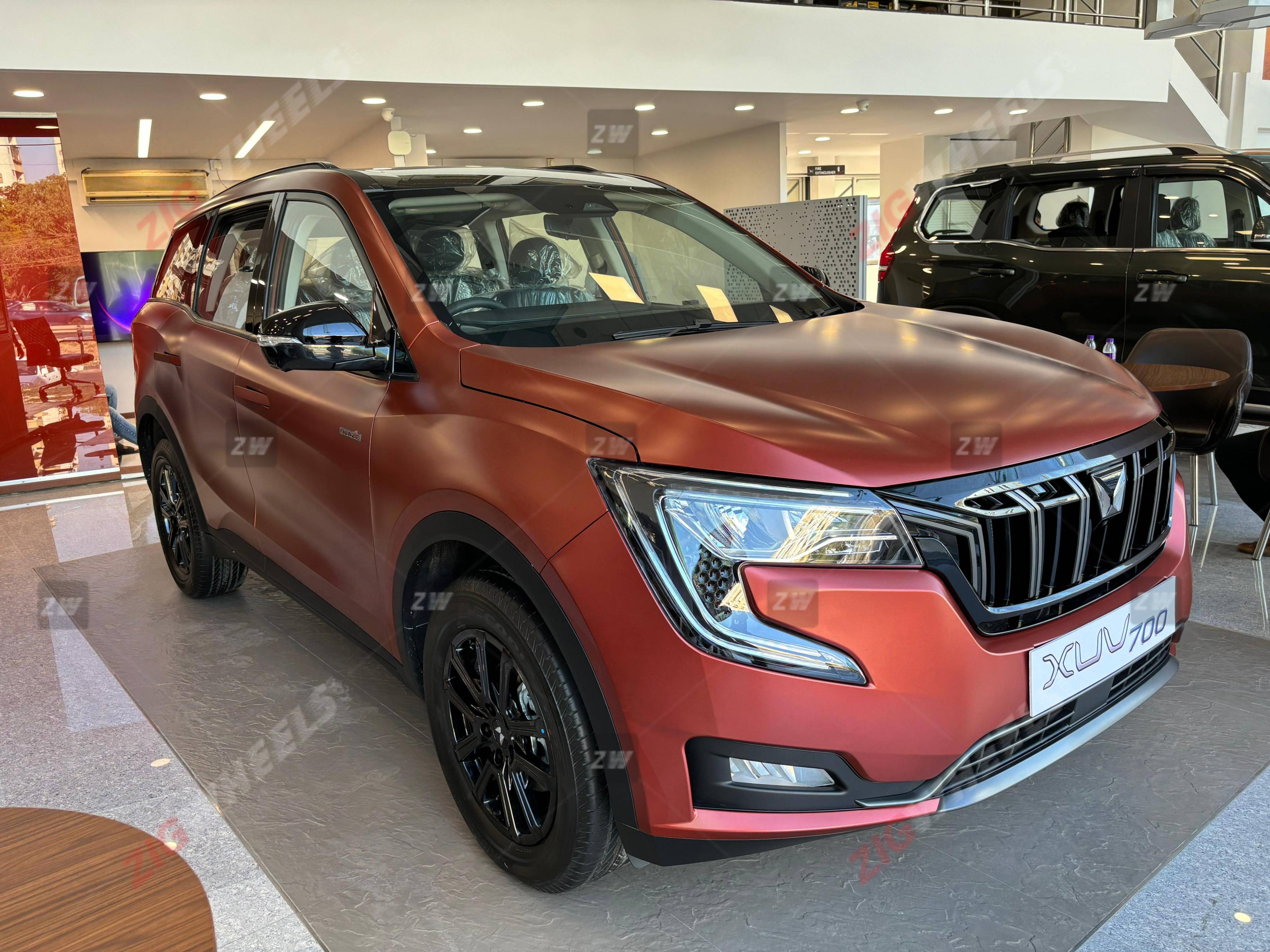 EXCLUSIVE: Mahindra XUV700 Blaze Edition With Matte Red Hue Launched At ...