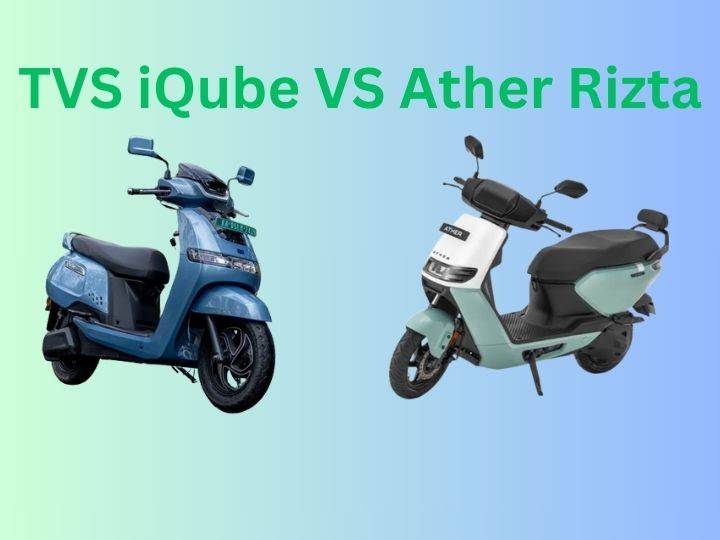 Tvs Iqube St Kwh Variant Vs Ather Rizta Z Image Comparison Zigwheels