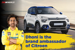 Popular Indian Cricketer Mahendra Singh Dhoni Teams Up With Citroen As Brand Ambassador