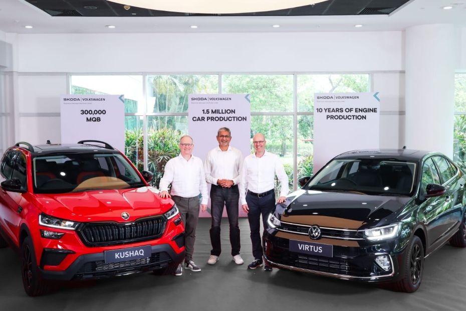 VW And Skoda Hit 15 Lakh Production Milestone In India, Includes 3 Lakh Units Of Skoda Kushaq And Slavia, VW Virtus And Taigun - Vimarsana News