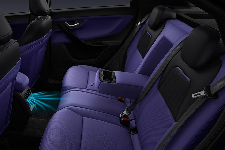 Rear Seats With Arm Rest Image of Nexon 2023