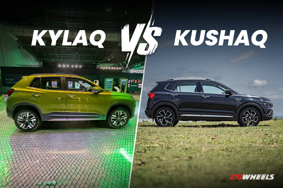 Skoda Kylaq vs Kushaq Design