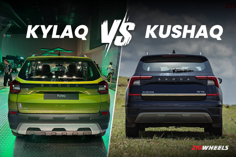 Skoda Kylaq vs Kushaq Design